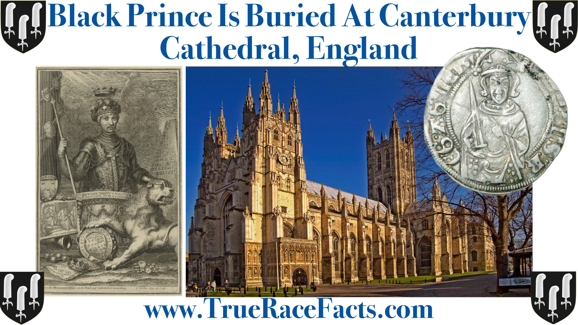 English Anglo-Saxon Black Prince Canterbury Catherdral