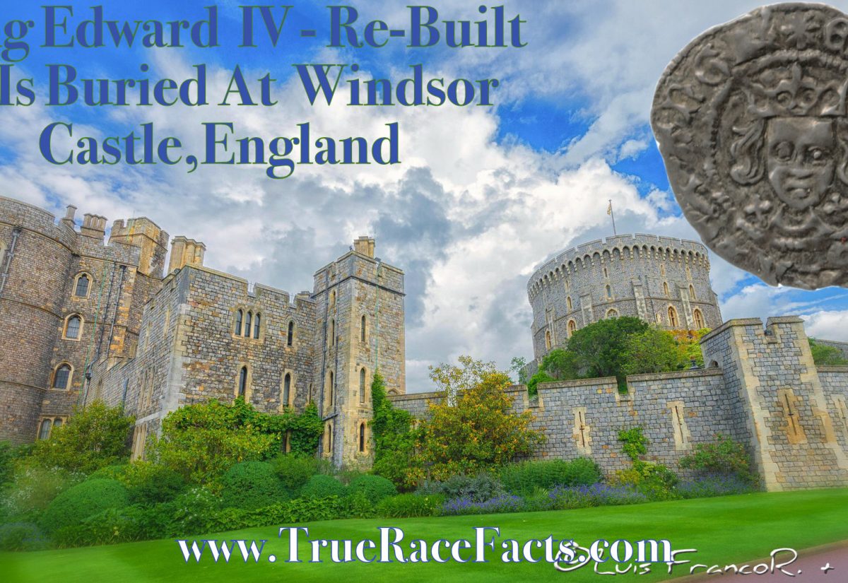 King Edward IV rebuilt Windsor Castle, England. The castle was built by William The Conquerer. The tower is named after him, King Edward IV Tower