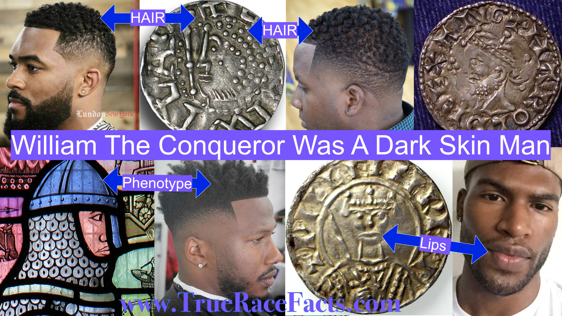 William Conqueror was a black man based on his facial features.