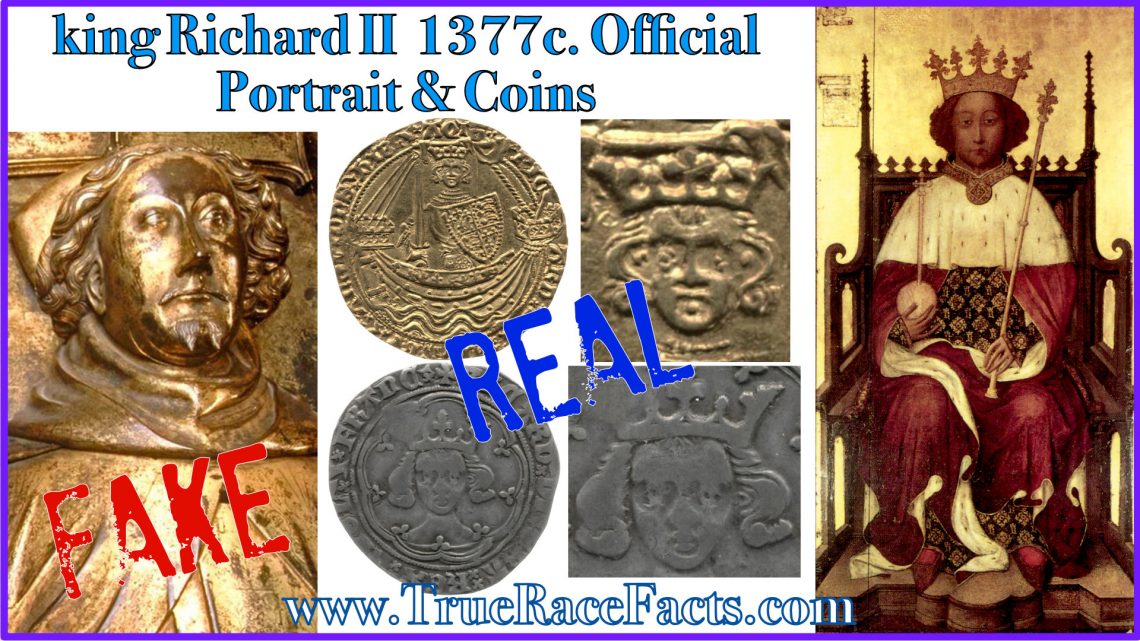 Richard II King of Engalnd real and fake image