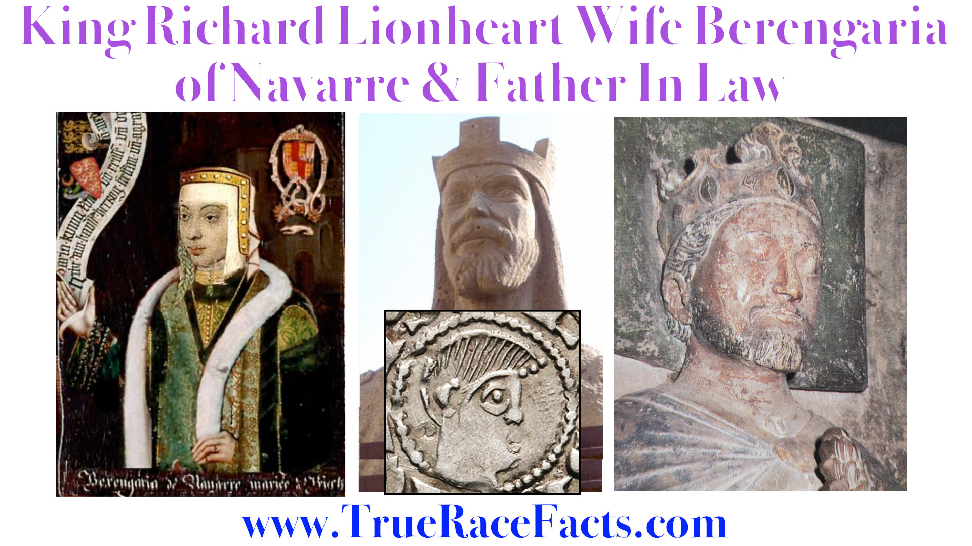 King Richard Lionheart of England Black Wife and Effigy