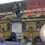 Corrupt Oliver Cromwell Monument Outside House Of Commons