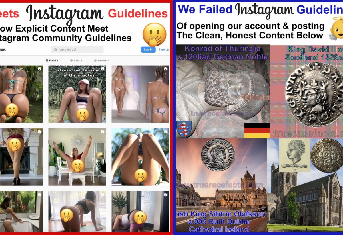 Instagram community guideline blocks clean, wholesome content in exchange for x-rated content