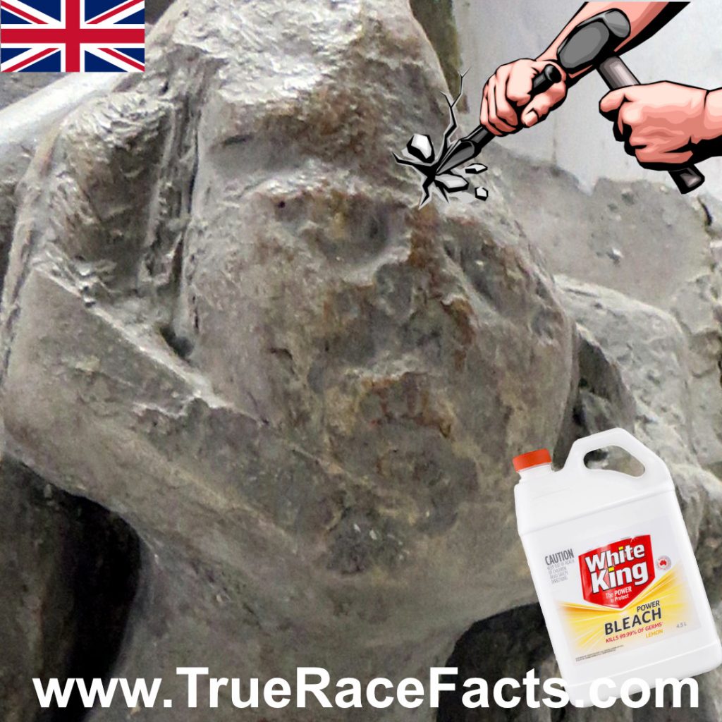 Defaced 14c Effigy that was related to the noble Staunton family.