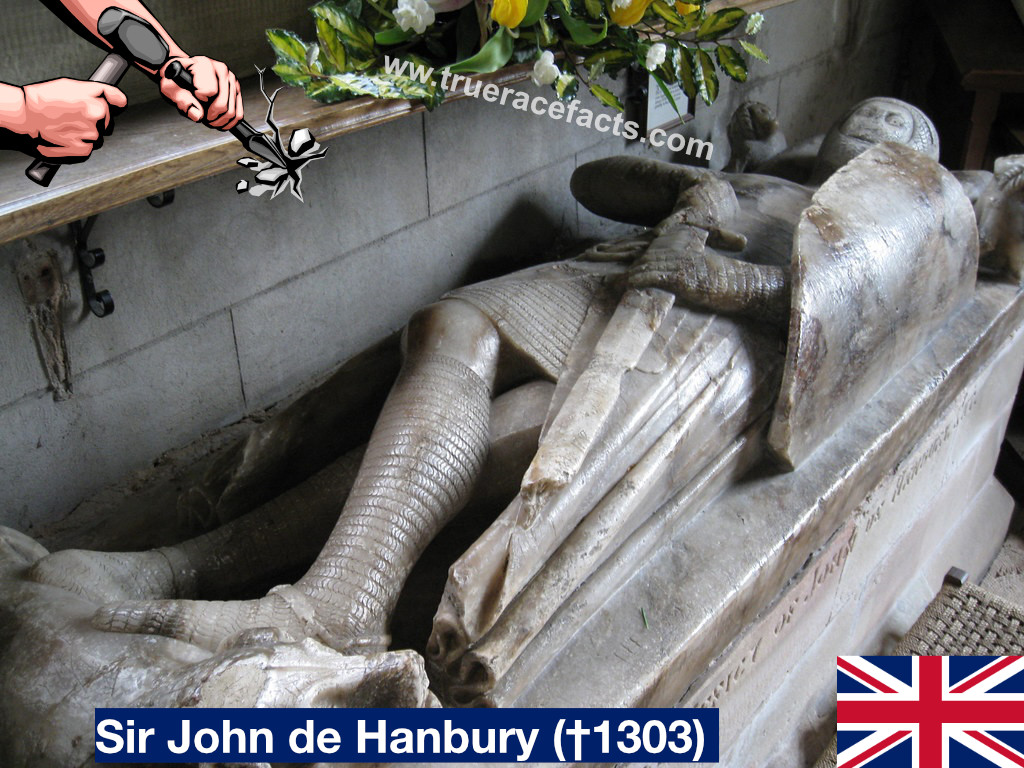 Sir John de Hanbury the knight they tried to whitewash