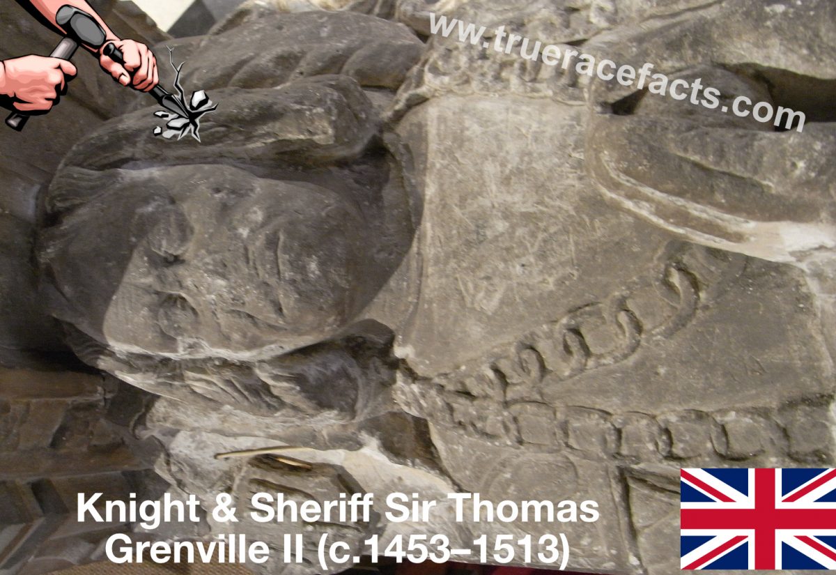 16c Black English Nobleman Thomas Grenville Tomb